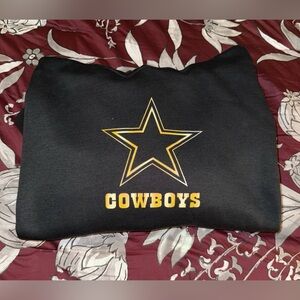 NFL Cowboys Black and Gold Sweatshirt